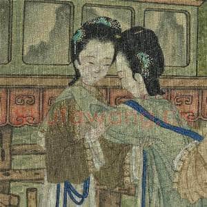 清焦秉贞画仕女图 册 莲舟晚泊|2幅|25.55 MB|高清下载