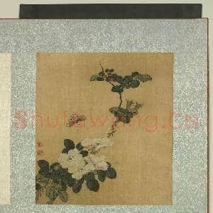 清蒋廷锡花卉草虫 册 月季|1幅|11.84 MB|高清下载