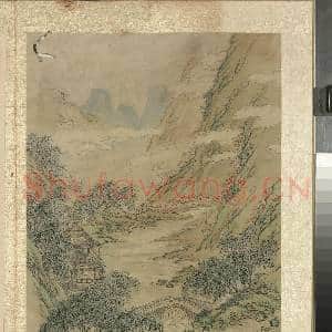 明张经画山水 册 高阁吟咏|1幅|12.52 MB|高清下载