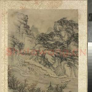 明张经画山水 册 泛舟上流|1幅|12.64 MB|高清下载