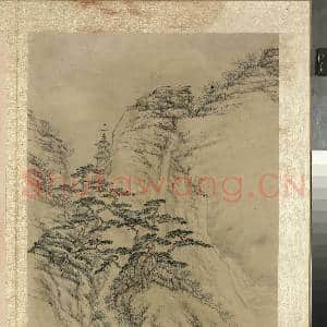 明张经画山水 册 松上高塔|1幅|12.31 MB|高清下载