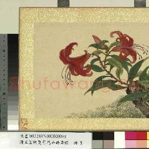 清王图炳夏景花卉诗画册 册 山丹|1幅|11.85 MB|高清下载