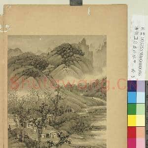 清强国忠画山水甲 册 疏林幽居|1幅|10.81 MB|高清下载