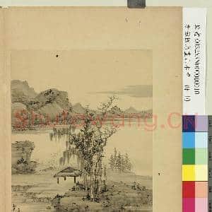 清强国忠画山水甲 册 疏林茅亭|1幅|9.96 MB|高清下载