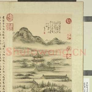 清蒋溥画御制诗意(一)册 觉生寺大钟歌|2幅|20.89 MB|高清下载