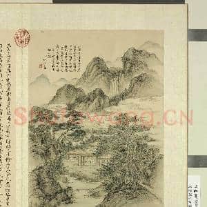 清蒋溥画御制诗意(一)册 玉瓮歌|2幅|22.67 MB|高清下载