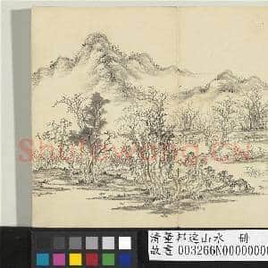 清董邦达山水 册 秋林渔浦|1幅|13.1 MB|高清下载