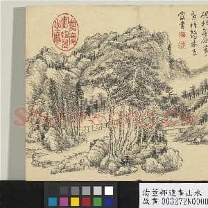 清董邦达画山水 册 长松静对|1幅|13.84 MB|高清下载