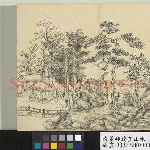 清董邦达画山水 册 虚窗清籁|1幅|13.57 MB|高清下载