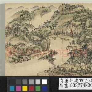 清董邦达设色山水 册 岩扃积翠|1幅|14.4 MB|高清下载