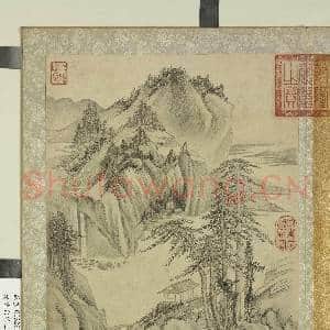 清沈宗敬山水 册 巨松孤亭|2幅|24.33 MB|高清下载