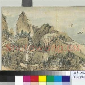清钱维城绘山水上册 册 江帆风满|1幅|9.67 MB|高清下载