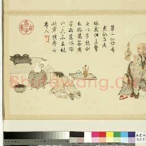 清庄豫德摹贯休补卢楞伽十八应真.册.巴纳塔嘎尊者故画|3幅|27.38 MB|高清下载