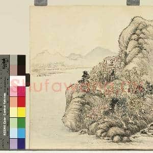 清胡桂春台积翠.册.溪山高阁故画|1幅|11.09 MB|高清下载
