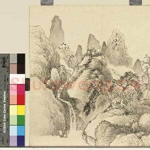 清胡桂春台积翠.册.泉壑虚亭故画|1幅|10.8 MB|高清下载