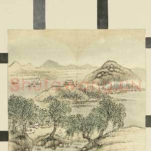 清胡桂夏甸含熏.册.柳岸远帆故画|1幅|9.12 MB|高清下载