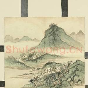 清胡桂夏甸含熏.册.夏山溪桥故画|1幅|8.14 MB|高清下载