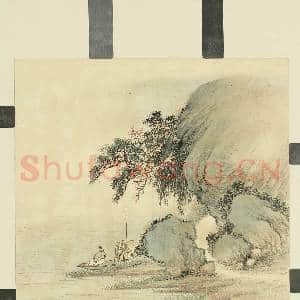 清胡桂秋宇澄空.册.蓬舟闲泊故画|1幅|8.24 MB|高清下载
