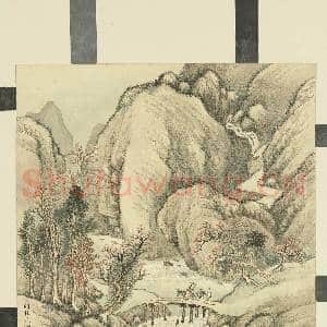 清胡桂秋宇澄空.册.溪桥策蹇故画|1幅|9.52 MB|高清下载