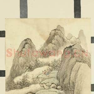 清胡桂冬岩贞静.册.云台坐话故画|1幅|8.69 MB|高清下载