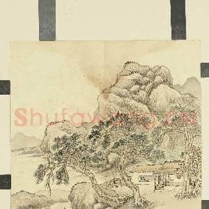 清胡桂冬岩贞静.册.松静坐读故画|1幅|8.77 MB|高清下载