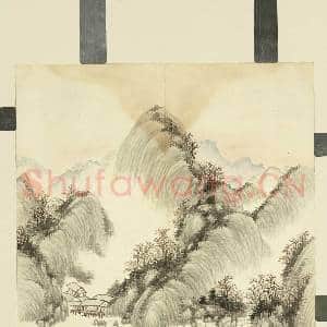 清胡桂冬岩贞静.册.云峦水榭故画|1幅|7.78 MB|高清下载