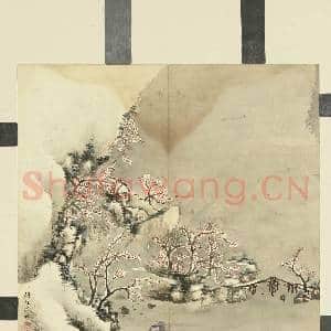 清胡桂冬岩贞静.册.云溪梅香故画|1幅|8.17 MB|高清下载