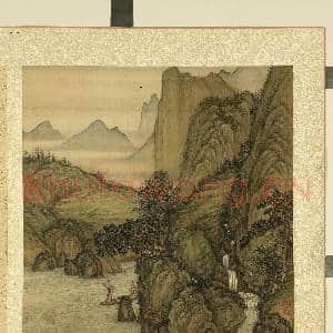 清金玠寿同山岳.册.双女撑舟故画|1幅|11.02 MB|高清下载