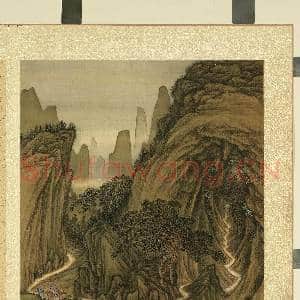 清金玠寿同山岳.册.骑鹿采芝故画|1幅|11.05 MB|高清下载