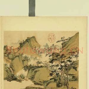 清佟毓秀山水.册.松境云起故画|2幅|19.42 MB|高清下载