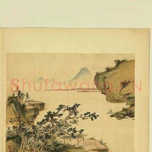 清佟毓秀山水.册.松亭行舟故画|1幅|9.42 MB|高清下载
