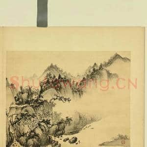 清佟毓秀山水.册.溪山静意故画|1幅|9.57 MB|高清下载