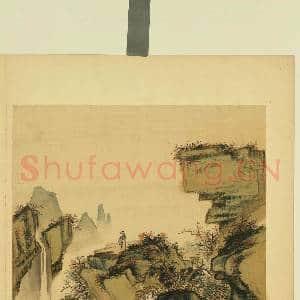 清佟毓秀山水.册.登高赏瀑故画|1幅|9.66 MB|高清下载