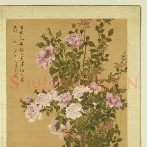 清张伟写生花卉.册.月季故画|1幅|11.67 MB|高清下载