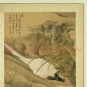 清张伟写生花卉.册.竹石山鸡故画|1幅|12.03 MB|高清下载