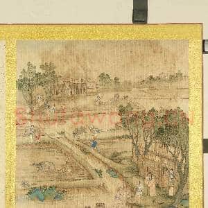清张师诚跋豳风十二月图说.册.四日举趾故画|2幅|21.22 MB|高清下载