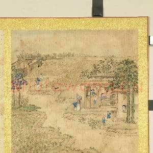 清张师诚跋豳风十二月图说.册.七月在野故画|2幅|20.86 MB|高清下载
