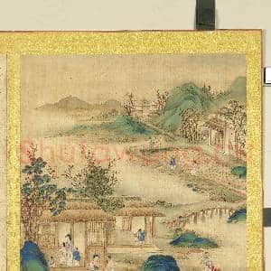 清张师诚跋豳风十二月图说.册.九月在户故画|2幅|20.74 MB|高清下载