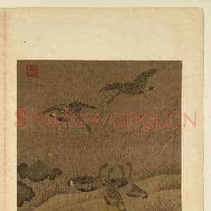 宋元名绘.册.无款荷雁故画|1幅|9.11 MB|高清下载