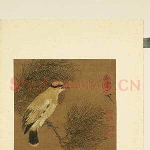列朝名绘合册.册.宋徽宗松枝黄鹂故画|2幅|15.64 MB|高清下载