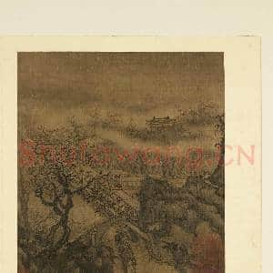 列朝名绘合册.册.无款古木横云故画|1幅|9.22 MB|高清下载