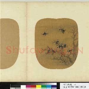 诸仙妙绘.册.宋马麟寒鸦月夜故画|1幅|9.42 MB|高清下载