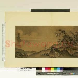 御府绘林珍赏.册.无款拄杖观山故画|1幅|8.56 MB|高清下载