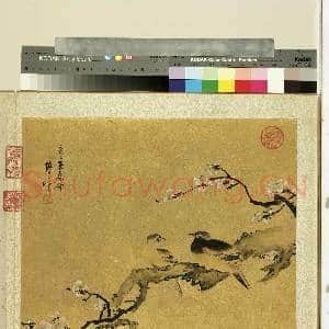 明人集绘.册.清陈皇梅花翠羽故画|1幅|11.23 MB|高清下载