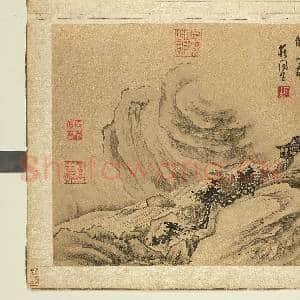国初人山水集绘.册.清庄冋生仙山楼阁故画|2幅|22.01 MB|高清下载