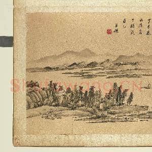 国初人山水集绘.册.清王鉴平林轻帆故画|1幅|12.41 MB|高清下载