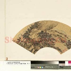 明文征明沈周唐寅仇英便面合装册.册.明唐寅万山秋色故画|1幅|8.23 MB|高清下载