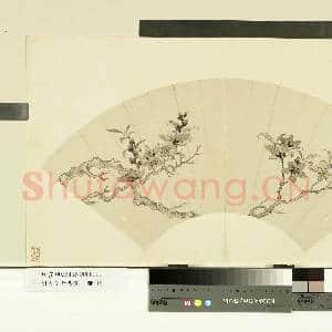 明人便面集锦.册.明谈志伊桃花故画|1幅|7.6 MB|高清下载