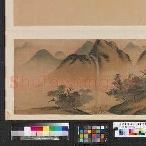 明文征明山水.册.雨景山水故画|1幅|8.19 MB|高清下载