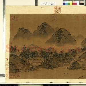 天下名山图(元)册.汉杨修瀼水图故画|1幅|10.55 MB|高清下载